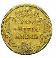 1 Scudo D'Oro - Innocent XI, Vatican City, 1676-1689 reverse image