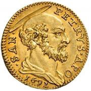 1 Scudo d'Oro - Innocent XII, Vatican City, 1692 reverse image