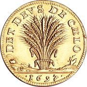 1 Scudo d'Oro - Innocenzo XII DET DEVS DE CÆLO - Sheaf of grain, Vatican City, 1697 reverse image