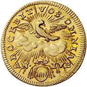 1 Scudo d'Oro - Giovanni Battista Spinola Sede Vacante, Vatican City, 1700 reverse image