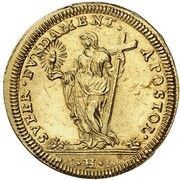 1 Scudo d'Oro - Clemente XI, Vatican City, 1718 reverse image