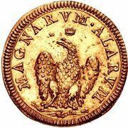 1 Scudo d'Oro - Innocent XIII, Vatican City, 1723 reverse image