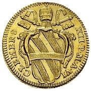 Scudo d'Oro - Clement XII LABOR ADDITVS obverse image
