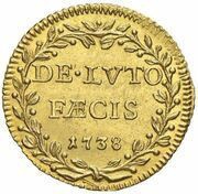 Scudo d'Oro - Clement XII, Vatican City, 1738 reverse image