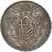 1 Scudo - Clement XIII Holy Mother Church obverse image