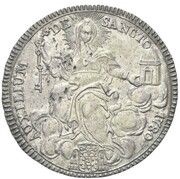 1 Scudo - Pius VI, Vatican City, 1780 reverse image
