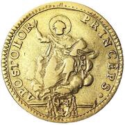 ½ Doppia - Pius VI, Vatican City, 1787 reverse image