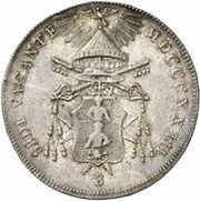 1 Scudo Sede Vacante obverse image