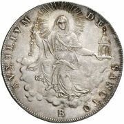 1 Scudo Sede Vacante, Vatican City, 1823 reverse image