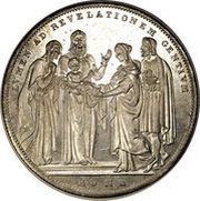 1 Scudo - Gregorio XVI LVMEN AD REVELATIONEM GENTIVM - Jesus, Vatican City, 1831-1834 reverse image