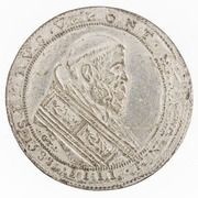 1 Piastra - Sisto V INTE SIGNVM NOSTRE REDEMPTIONIS obverse image