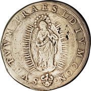 1 Piastra - Urbano VIII SVB TVVM PRAESIDIVM CON, Vatican City, 1634-1643 reverse image