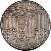 1 Piastra - Clemente X Jubilee - DILIGIT DNVS PORTAS SION, Vatican City, 1675 reverse image