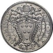 1 Piastra - Clemente X Jubilee - DABIT FRVCTVM SVVMIN TEMPORE obverse image