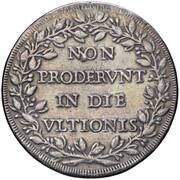 1 Piastra - Innocenzo XI NON PRODERVNT IN DIE VLTIONIS - Arms, Vatican City, 1682 reverse image