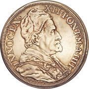 1 Piastra - Innocenzo XII COGITO COGITATIONES PACIS obverse image