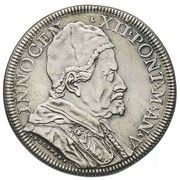 1 Piastra - Innocenzo XII LOQVETVR PACEM GENTIVBS - Consistory obverse image