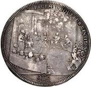 1 Piastra - Innocent XII, Vatican City, 1696 reverse image