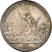 1 Piastra - Innocenzo XII GRATIA VOBIS ET PAX MVLTIPLICETVR - Peace of Ryswick, Vatican City, 1698 reverse image