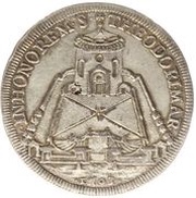 1 Piastra - Clement XI, Vatican City, 1703 reverse image