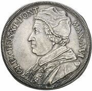 1 Piastra - Clemente XI obverse image