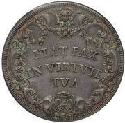 1 Piastra - Clemente XI, Vatican City, 1709 reverse image