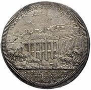 1 Piastra - Clemente XI, Vatican City, 1711 reverse image