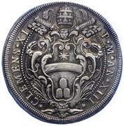 1 Piastra - Clemente XI obverse image