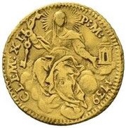 ½ Zecchino - Clement XII obverse image