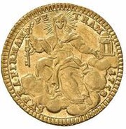½ Zecchino - Clement XIII, Vatican City, 1758-1767 reverse image