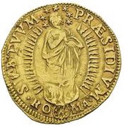 1 Doppia - Gregory XV, Vatican City, 1621-1623 reverse image