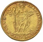 1 Doppia - Clement X, Vatican City, 1673 reverse image