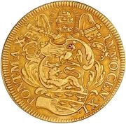 1 Doppia - Innocent XI obverse image