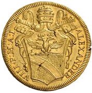 1 Doppia - Alexander VIII obverse image