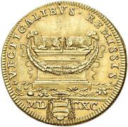 1 Doppia - Alexander VIII, Vatican City, 1690 reverse image