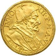 1 Doppia - Innocenzo XII NVNTIA PACIS - Peace of Ryswick obverse image