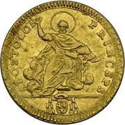 1 Doppia - Pius VI Without value, Vatican City, 1786-1793 reverse image