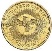 Doppia - Pier Francesco Galleffi Sede Vacante, Vatican City, 1830 reverse image