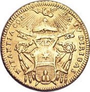 1 Zecchino Sede Vacante obverse image