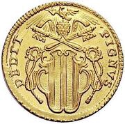 1 Zecchino - Benedict XIV, Vatican City, 1740 reverse image