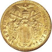 1 Zecchino - Benedetto XIV REPENTE DE CŒLO - Holy Mother Church - Jubilee, Vatican City, 1750 reverse image