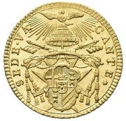 1 Zecchino - Carlo Rezzonico Sede vacante obverse image