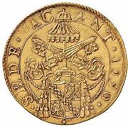 1 Quadrupla - Enrico Caetani Sede Vacante obverse image