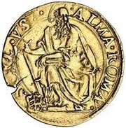 1 Quadrupla - Paul V, Vatican City, 1607 reverse image