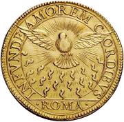 1 Quadrupla - Antonio Barberini Sede Vacante, Vatican City, 1655 reverse image