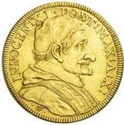1 Quadrupla - Innocenzo XI RADIX OMNIVM MALORVM obverse image