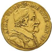 1 Quadrupla - Alexander VIII Sts. Magnus and Bruno obverse image