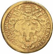 1 Quadrupla - Clement XI obverse image