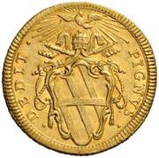 2 Zecchini - Clemente XII, Vatican City, 1731-1739 reverse image