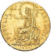 2 Zecchini - Leo XII, Vatican City, 1825 reverse image